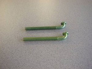 J-BOLTS FOR GAS TANK STRAPS WITH NUTS